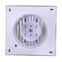 Nouveau ventilateur extracteur mural carré en plastique de 6 pouces à persiennes pour la maison, modèle 2025, en promotion