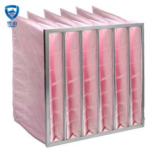 Filtre à poches en aluminium M5 M6 F7 F8 F9 à efficacité moyenne, fabriqué en Chine, <span class=keywords><strong>nouveau</strong></span> filtre à sac en fibres synthétiques pour salle blanche - Product Image 1