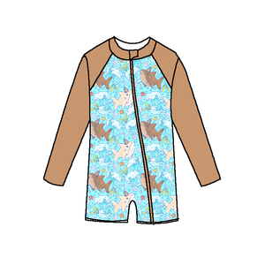 OEM Fabriek Zomer Casual Zwembad Eendelig Zwempak Op Maat Effen Patroon Tiener Kind Kinderen Zwemkleding - Product Image 5