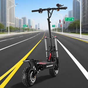Trottinette électrique en alliage de magnésium, deux roues, tout-terrain, double propulsion, charge maximale 120 kg - Product Image 5