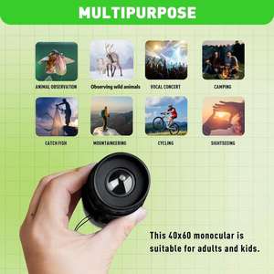 Telescopio Monocular Portátil de Alta Calidad de 16*52, Prisma de Alta Potencia HD, Observación de Aves, Partido de Fútbol, Turismo, Telescopio Profesional - Product Image 6