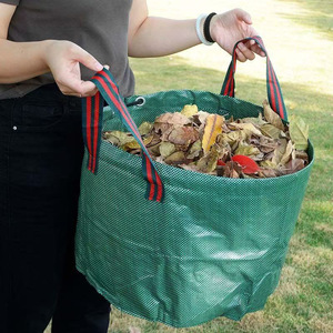 Sacs de collecte de feuilles - Produits transfrontaliers populaires : Sacs de collecte d'herbes, de brindilles et de feuilles - Sacs à feuilles grande capacité pour - Product Image 1