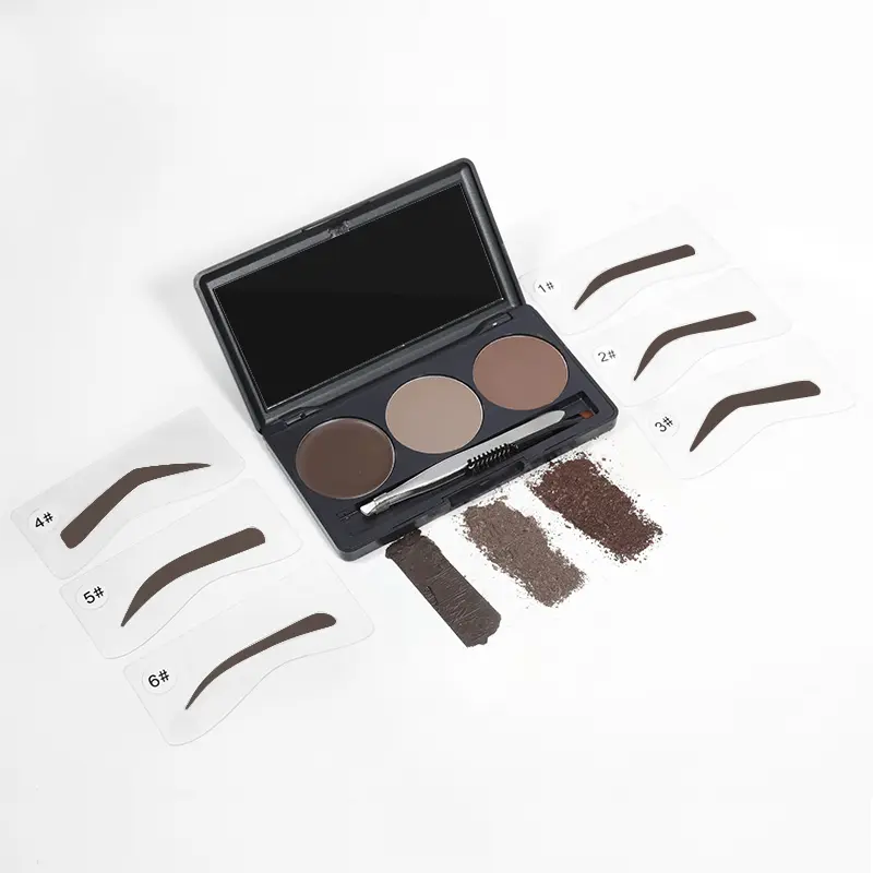 OCHAIN Private Label Makeup Palette Set Waterproof Eyebrows Powder Stencil Kit Eye Brow Pomade Eyebrow Gel