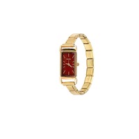 Montre vintage carrée de luxe italienne, bracelet en acier inoxydable à quartz, personnalisable, bracelet à maillons modulaires DIY, unisexe, cadeau pour enfants