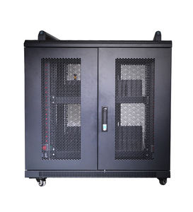 Armoires de charge pour ordinateurs portables et iPad, pour la charge de plusieurs appareils, 15U 24U 16 ports avec PDU et port USB, en stock - Product Image 2