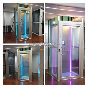 VillaLift EliteHome LuxVilla ElegantLift moderno Gearless <span class=keywords><strong>casa</strong></span> ascensore con costruzione in acciaio inox e capacità di 400kg - Product Image 5