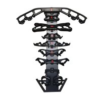 DINUO 8 Pièces Poignées Magnétiques Ergonomiques pour Machine à Câbles, Barres de Traction Lat Pulldown pour Entraînement Musculaire du Dos en Salle de Sport