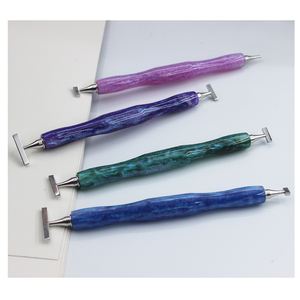 Siêu mỏng thép không gỉ bút lời khuyên nhựa kim cương sơn ren bút cho Diy vuông tròn khoan chấm - Product Image 1