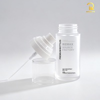 Flacon pulvérisateur transparent à fine brume de 60 ml et 100 ml avec pompe pour emballages de parfums, cosmétiques et produits de beauté