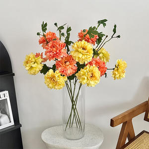 Fleurs de pivoine artificielles en soie, haute simulation, style moderne, décoration intérieure, accessoires de mariage - Product Image 1