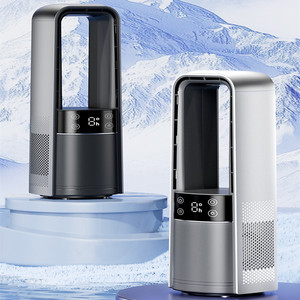 Nuovo 3500mah Usb ricaricabile senza pale ventilatore da tavolo <span class=keywords><strong>50</strong></span> ° oscillazione vento forte senza foro ventilatore da tavolo con luce a Led e temporizzazione - Product Image 2