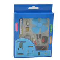 Kit de iniciación de aprendizaje de circuito eléctrico de Física de montaje DIY Kits de Educación de experimentos de Electricidad Básica de laboratorio de ciencias
