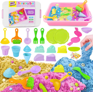 Nuovo Set di Giocattoli da Sabbia per Bambini per Gioco Sensoriale a Tema Oceano e Dinosauri con Strumenti per Modellare per Divertimento Creativo ed Educativo per Ragazzi e Ragazze - Product Image 4