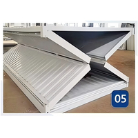 Maison conteneur pliable de 20 pieds, mobile, avec capacité de 32,5 m, conception en kit pour une construction rapide