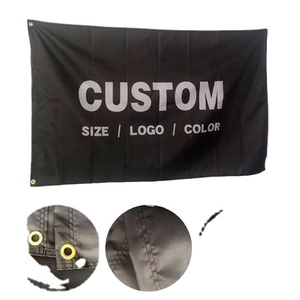 Drapeau personnalisé directement de l'usine, impression numérique extérieure par sublimation double face, prix promotionnel - Product Image 1