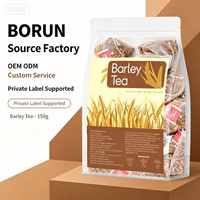 BORUN OEMODM Sachets de thé aux fleurs en forme de pyramide 150g (30 sachets de 5g) – Thé torréfié coupé pour favoriser la digestion, apaiser l'intestin et soulager la sécheresse