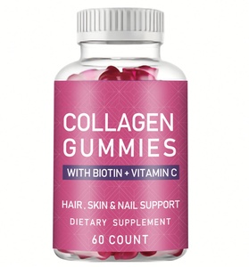 Prix de gros : Gummies de collagène <span class=keywords><strong>marin</strong></span> et biotine extra-fortes, bonbons gélifiés au collagène et à la biotine en vrac - Product Image 1