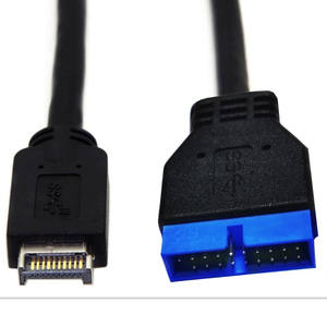 Cabezal de panel frontal USB 3,1 a USB 3,0 Cable de extensión de encabezado de 20 pines 30cm para placa base <span class=keywords><strong>ASUS</strong></span> - Product Image 6