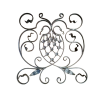 Panel Decorativo de Hierro Forjado para Barandilla de Escalera, Valla, Puerta, Decoración Metálica de Pared con Diseño de Pez, Suministro de Fábrica