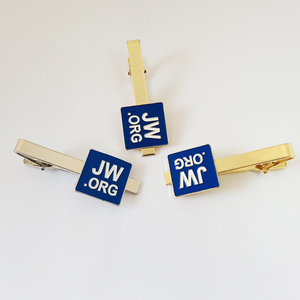 Juego de <span class=keywords><strong>JW</strong></span> Personalizado de Fábrica China. Pin de Solapa Metálico Azul <span class=keywords><strong>ORG</strong></span> con Clip para Corbata - Product Image 2