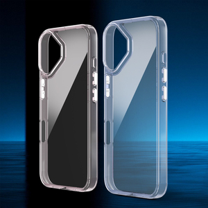 Siêu mỏng trong suốt PC đầy màu sắc <span class=keywords><strong>TPU</strong></span> trường hợp điện thoại với trường hợp điện thoại từ tính cho <span class=keywords><strong>iPhone</strong></span> 17 16 15 14 Pro Max không khí - Product Image 2