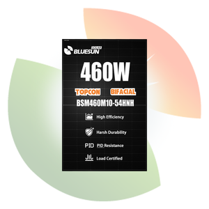 <b>Solar</b> <b>Panels</b> Topcon BiFacial 450W 540Watt 550W 610W 650w 460w Full Black With Battery BSM460M10-54HNH <b>1000</b> <b>Watts</b> <b>Solar</b> <b>Panels</b> - Product Image 6