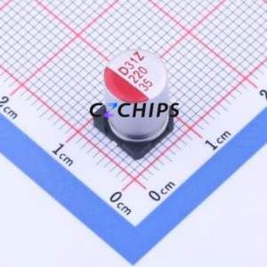 Condensador Sólido SMD SVZ1VM221FBRE00RAXXX, D8xL11.5mm (Capacitancia: 220uF) (Precisión: 20%) (Voltaje Nominal: 35V) - Product Image 1