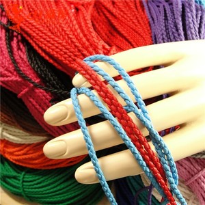 Red House Braided Leather <b>Rope</b> Round Soft Cowhide Jewelry Making Material For Necklace <b>Bracelet</b> DIY Craft Supplies - Product Image 3