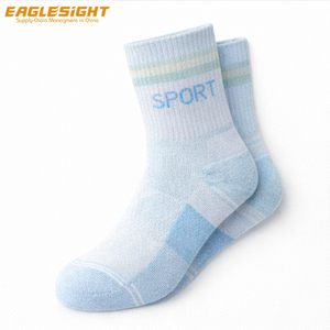 Chaussettes de randonnée pour hommes en <span class=keywords><strong>laine</strong></span> mérinos, 18,5 microns, 2/48 Nm, respirantes, thermiques, anti-humidité, anti-odeurs, chaussettes d'extérieur - Product Image 6