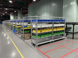 Contenedor de Almacenamiento Industrial de Plástico PP con Rejilla para Piezas, Caja Organizadora para Tuercas, Tornillos, Herramientas y Ferretería, Soluciones de Inyección - Product Image 2