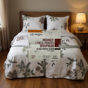 Cubrecama Estampado DANIDUL con Diseño Floral, Tamaño Queen, Decoración para el Hogar - Product Image 2