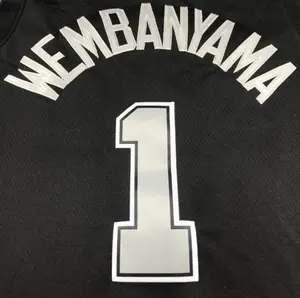 Ready to Ship San Antonio Victor Wembanyama Black 2022/23 Statement Edition Best Quality Stitched Jersey