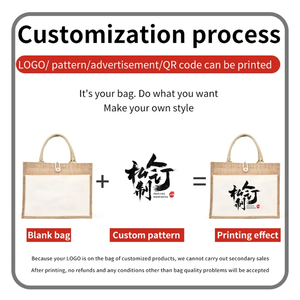 جودة عالية أزياء مضادة للماء أسود طبيعي أصفر بورلاب الكتان - Product Image 3