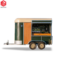 Remorque de nourriture de rue de Style nouveau, camion de nourriture de cheval de Bar Mobile, chariot de vente de café, camion de nourriture Mobile Vintage, chariot de crème glacée