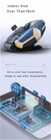 Fauteuil de Massage thaïlandais à usage domestique, appareil de Massage complet entièrement automatique, pliable et inclinable, 3d, zéro gravité, 2023