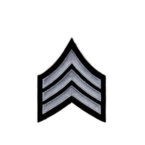 Chevrons de grade brodés sur mesure pour uniformes d'usine, service OEM sur mesure, fabricant de chevrons à vendre - Product Image 6