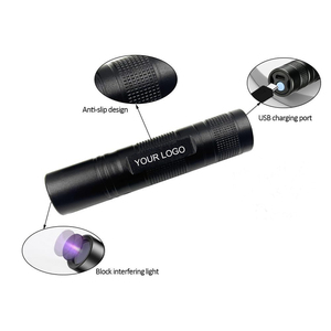 Linterna UV Profesional Personalizada de 365nm con Lente de Filtro Negro Recargable por USB para Detectar Manchas de Orina de Perro, Hongos, Moho y Otros Motes en Mascotas - Product Image 3