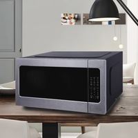 Oven Microwave Digital Kontrol Elektrik 62L 1200W 220V/50HZ Berkualitas Tinggi dari Baja Tahan Karat untuk Meja Dapur, Peralatan Dapur Anak