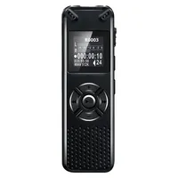 Grabadora de Voz Digital V91 y Reproductor de MP3 con Modo de Activación por Voz, Diseño Metálico, USB, para Reuniones y Música