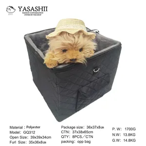 Expédié rapidement Mode Voyage durable Luxe Soft Sided Small Medium Cats Dogs Carrier Dog Car Seat