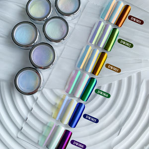 Polvere per unghie polarizzata Moonlight Aurora, rosa sirena, oro, camaleonte, pigmento cromato che cambia <span class=keywords><strong>colore</strong></span> per nail art e - Product Image 4