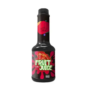Strawberry flavor 1.2kg fruit juice concentrates for bubble tea drinks