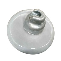 Isolateur de suspension en céramique 70kN, isolateur en porcelaine 52-3
