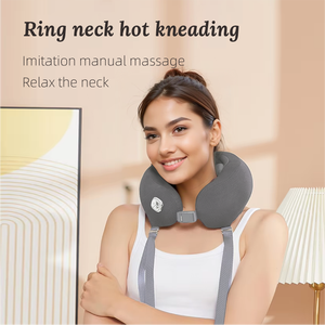 Human-Like Finger Kneading Electric Travel Pillow Cordless Electric Neck <strong>Massager</strong> U-Shaped Pillow - Product Image 3