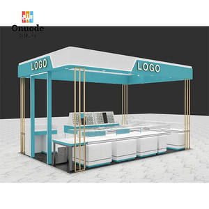 Diseño de Quiosco de Joyería Moderno, Ecológico y Reciclable, Vitrina de Vidrio con Iluminación LED para Centro Comercial o Puesto de Venta Minorista - Product Image 2