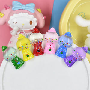 Adornos de Resina de Máquina de Dulces Miniatura Colorida Kawaii, Juguetes para Niños, Accesorios para Figuras de Casa de Muñecas - Product Image 2
