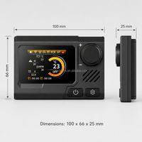 OkyRie HC-K024 Interruptor de Calefacción de Estacionamiento, Controlador Digital LCD para Calefacción de Aire Diésel, 12V 24V Universal para Camiones, Autocaravanas y Furgonetas
