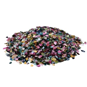 Không thường xuyên đá quý tự nhiên bán buôn 100 gam đầy màu sắc tourmaine-<span class=keywords><strong>d</strong></span> sỏi tinh thể giảm đá Đối với thiết kế đồ trang sức - Product Image 2