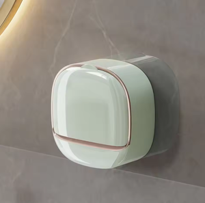 2025 - Jabonera sin Perforaciones, Montada en la Pared, Almacenamiento de Drenaje Doméstico de Alta Gama, Estante para Jabón de Baño - Product Image 1