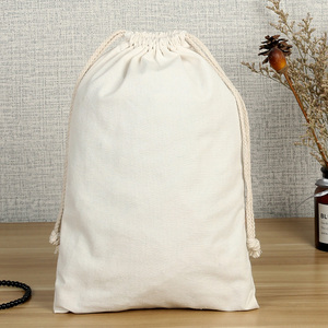 Sacs à cordon en coton faits à la main personnalisés pour vêtements, chaussures, cosmétiques, rangement, écologiques et recyclables - Product Image 6